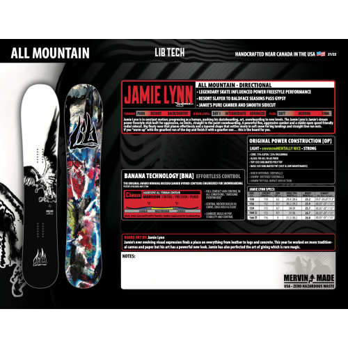 LIB TECH JAMIE LYNN C3 buy for 447 € | Shop Board Club